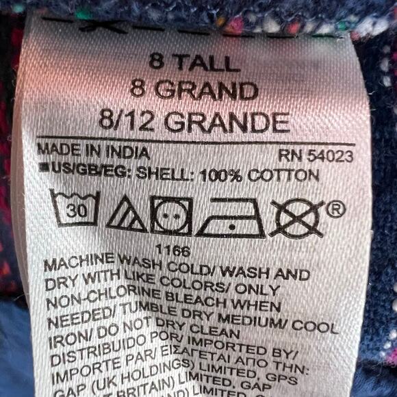 GAP 3" City Shorts in Multicolor Weave Size 8 Tall - Picture 13 of 13